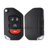 For Jeep Wrangler Keyless Remote key 4 Button ASK433 MHz Folding Remote Key SIP22 PCF7939M / HITAG AES / 4A CHIP FCC ID:OHT1130261 OE #:68416784AA