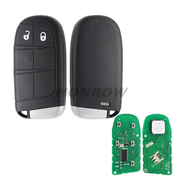 For Chrysler Grand Cherokee 2 button remote key with 433MHz ID46 Chip FCCID:M3N40821302