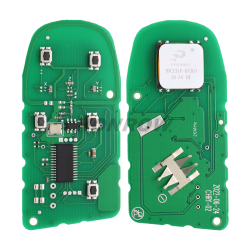 For Chrysler Grand Cherokee 4+1 button remote key with 433MHz ID46 Chip FCCID:M3N40821302