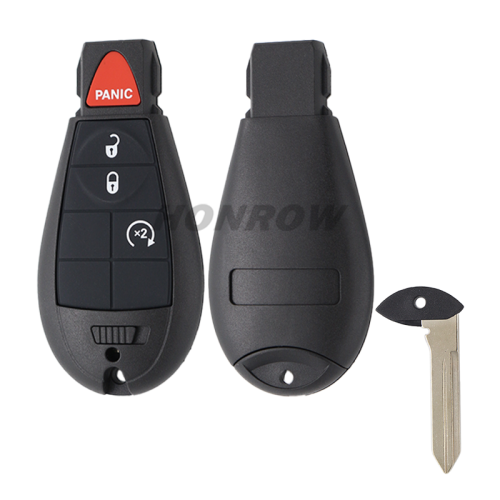 For Chry 3+1 button remote key blank