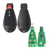 For Chrysler Jeep 2+1 button remote key with PCF7961M / HIATG AES / 4A chip FCC ID: GQ4-53T IC: 1470A-34T P/N: 68105083 AC AD AE AF AG