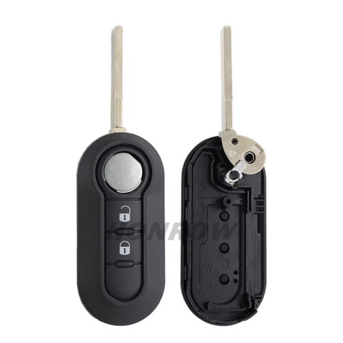 For Fiat 2 button remote key blank