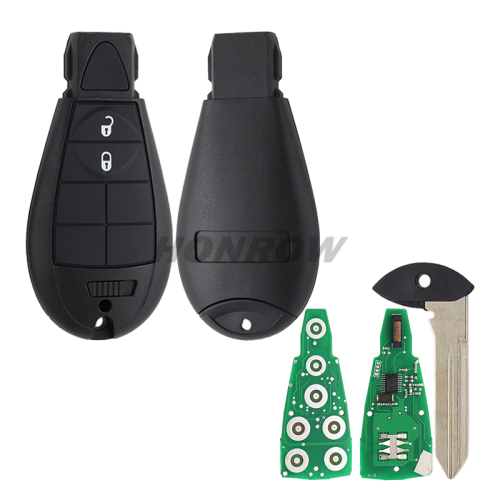 For Chrysler 2 Buttons remote key with 433MHz ID46 Chip  P/N: 56046715AD For Chrysler 300C Tourer Model    2008-2010