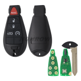For Chrysler Dodge 4 button remote key with 433Mhz ID46 chip FCCID:M3N32297100