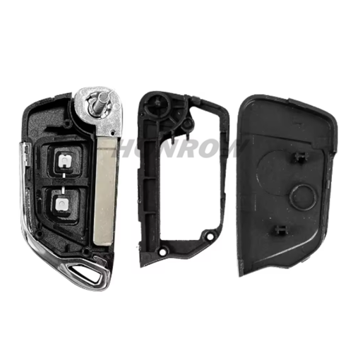 For Peugeot modified key 2/ 3 button remote key blank without battery place 0523 Please choose the button and key blade