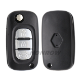For Renault 3 button remote key blank