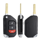 For Jeep Wrangler Keyless Remote key 3 Button ASK 433MHz Folding Remote Key SIP22 PCF7939M / HITAG AES / 4A CHIP FCC ID:OHT1130261 OE #:68416784AA
