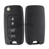 For original Chrysler/Jeep 4 button flip remote key 434mhz with 4A HITAG AES chip with original PCB