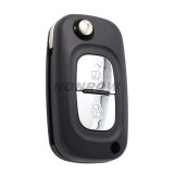 For Renault 2 button remote key blank without logo