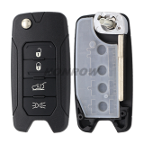 For original Chrysler/Jeep 4 button flip remote key 434mhz with 4A HITAG AES chip with original PCB