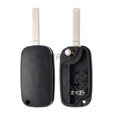 For Renault 2 button remote key blank without logo