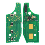 For original Chrysler/Jeep 4 button flip remote key 434mhz with 4A HITAG AES chip with original PCB