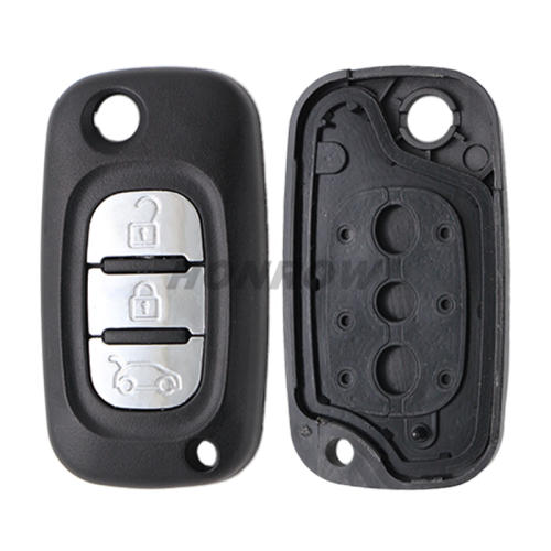 For Renault 3 button remote key blank