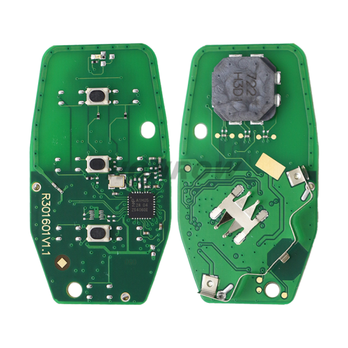 For Jeep Wrangler Remote key 3 Button ASK 433MHz Folding Remote Key SIP22 PCF7939M / HITAG AES / 4A CHIP FCC ID:OHT1130261 OE #:68416784AA