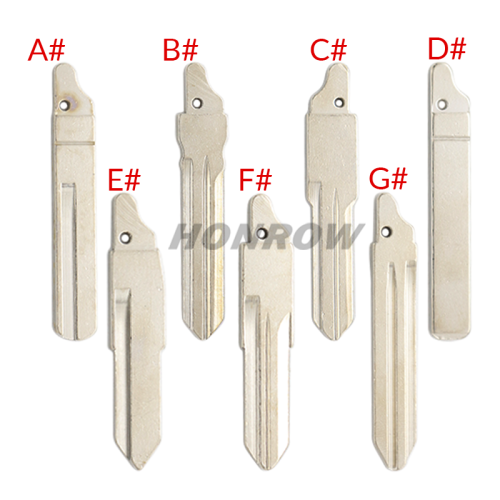 For Renault flip key blade