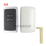 For Renault Megane4 4 button remote key blank without logo