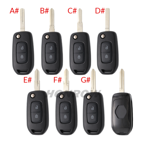For Renault 2 button remote key  blank ,Please choose the key blade