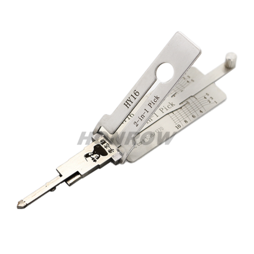Original Lishi for Hyudai HY16 new car decoder and lock pick combination tool with best quality