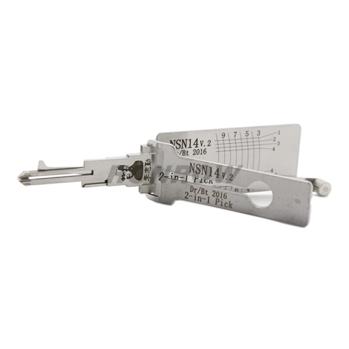 Original Lishi NSN14 for Nissan and for Buick decoder and lock pick combination tool with best quality