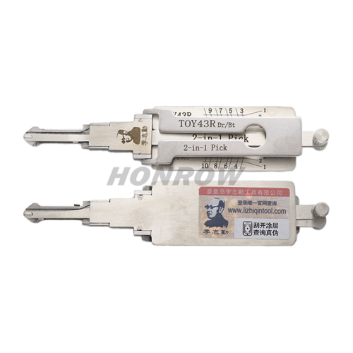 Original Lishi TOY43R for Subaru lock pick and decoder together  2 in 1 combination tool with best quality