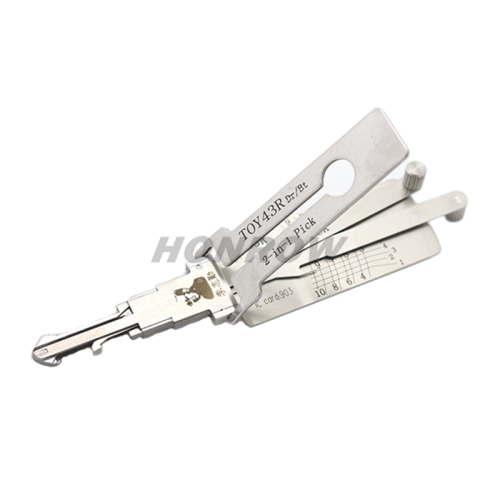 Original Lishi TOY43R for Subaru lock pick and decoder together  2 in 1 combination tool with best quality