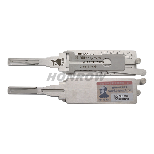Original Lishi HU100 for Buick, new Opel lock pick and decoder together 2 in 1 tools with best quality