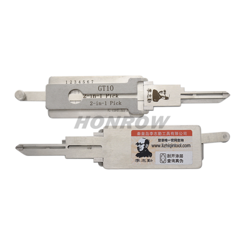 Original Lishi for iveco GT10 lock pick and decoder together 2 in 1 with best quality