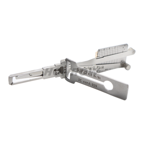 Original Lishi for Fiat SIP22 lock pick and decoder together 2 in 1 decoder and lock pick Locksmith tools with best quality
