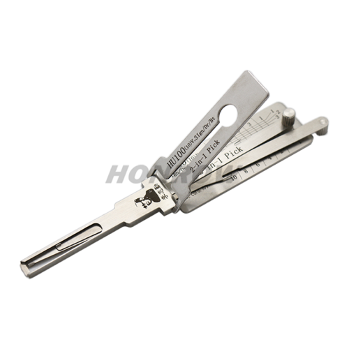 Original Lishi HU100-10 cut for Buick, new Opel, lock pick and decoder together 2 in 1 tools with best quality