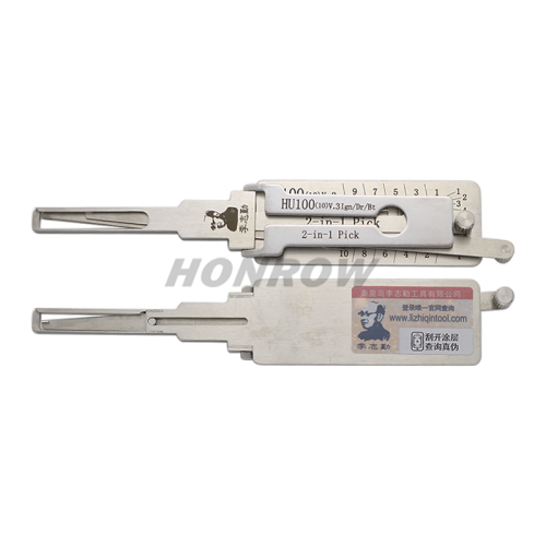 Original Lishi HU100-10 cut for Buick, new Opel, lock pick and decoder together 2 in 1 tools with best quality
