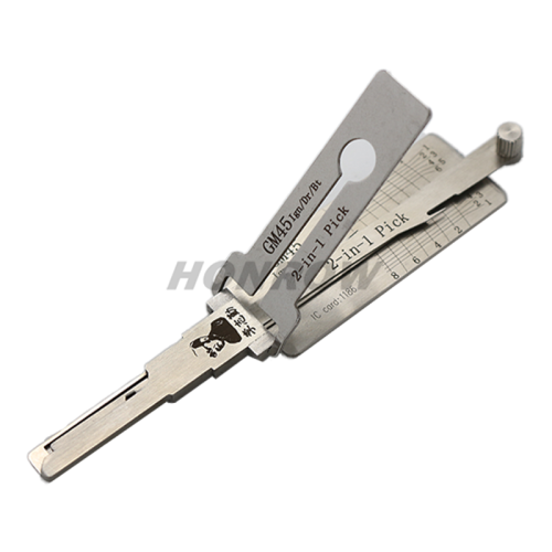 Original Lishi GM GM45 lock pick and decoder together 2 in 1 with best quality