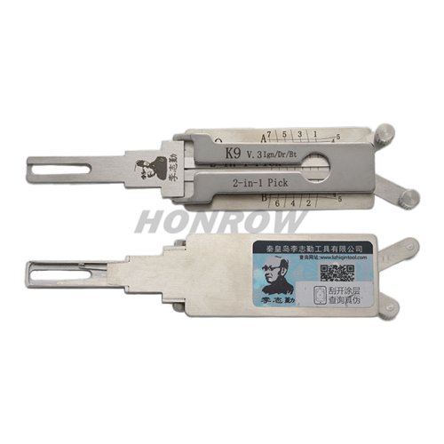 Original Lishi Korean for Kia K9 2 in 1 lock pick and decoder  together locksmith tools with best quality