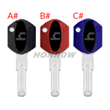 For KTM motorcycle key shell ,please choose the color