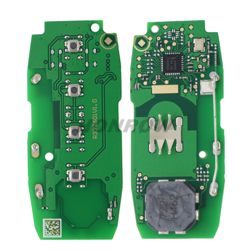 For Nissan  3+1 Button Smart Remote Key with 4A chip 433MHz 285E3-5MR3B  FCC ID: KR5TXPZ1 SUV