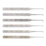 HUK Stainless Steel 6-piece Single Hook Set