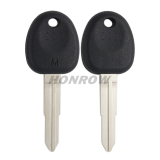For high quality Hyundai transponder key blank with left blade