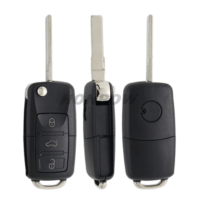 For VW Passat 3 button remote key blank without printed