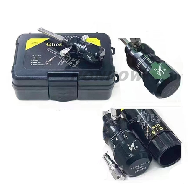 Locksmith Tool Soeed stom GS-9527 decoder  Suitable for electric vehicle internal milling groove single blade lock key door, seat cushion and Trunk, brand: Five Star Diamond Leopard, Emma, Green Horse, Little Bird, Over a hundred brands including Taiwan Bell