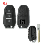 For Citroen DS 3 button remote key blank with HU83 blade Please choose the button.