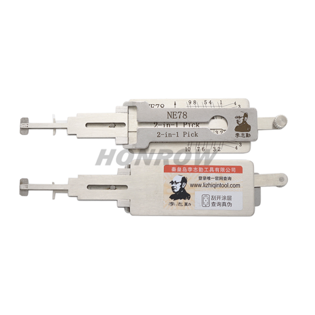 Original Lishi NE78 for Peugeot lock pick and decoder  together 2 in 1 genuine  with best quality