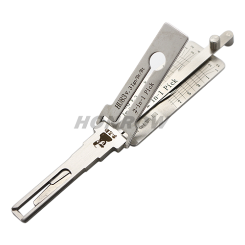 Original Lishi HU83 for Peuoget lock pick and decoder  together 2 in 1 genuine with best quality