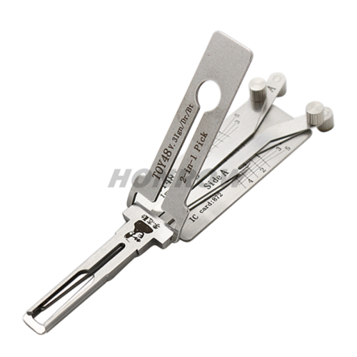 Original Lishi Toy48 for Toyota lock pick and decoder  together 2 in 1 genuine  with best quality