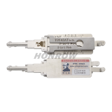 Original Lishi TOY43AT for Toyota Camry after 2002 year decoder and lockpick combination genuine（Toyota TR47) with best quality