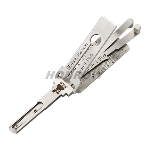 Original Lishi HU43 Old for Opel lock pick and decoder together 2 in 1 genuine with best quality