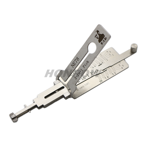 Original Lishi NE78 for Peugeot lock pick and decoder  together 2 in 1 genuine  with best quality