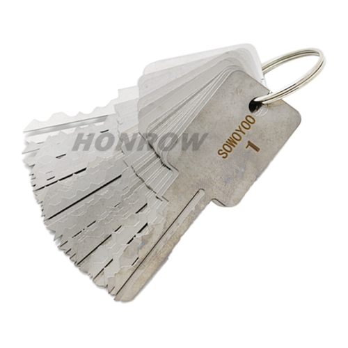 SOWOYOO Universal 48 In 1 Master Keys Set Power Key For Pad Lock Repairing Tools Locksmith Tools