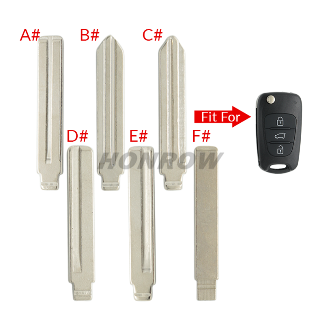 For Hyundai key blade