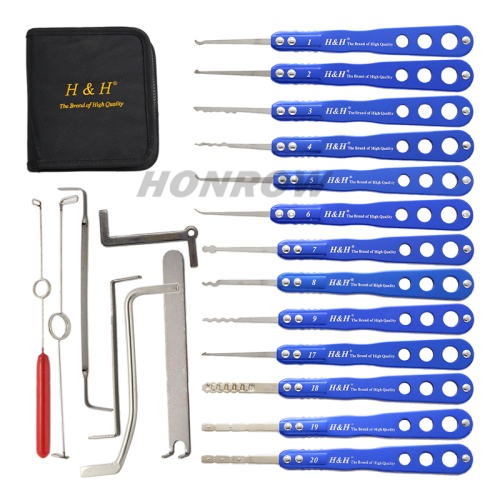 For Champion series （House lock and car lock）stainless pick set  20-in-one