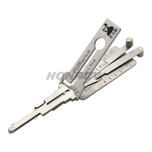 Original Lishi FO38 For Ford, Lincoln lock pick and decoder  together 2 in 1 genuine with best quality
