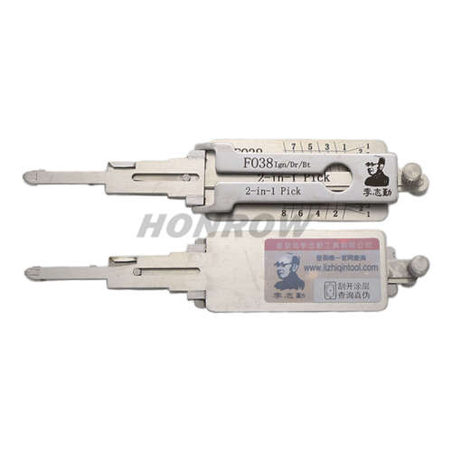 Original Lishi FO38 For Ford, Lincoln lock pick and decoder  together 2 in 1 genuine with best quality